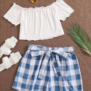 2 pc shorts set 🦹🏼‍♀️
